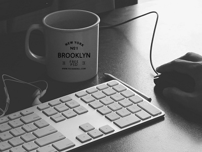 Workstation Coffee Cup Mockup