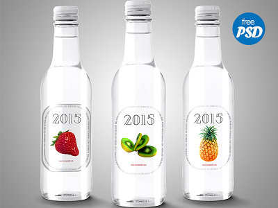 Label For Bottle Mock up bottle branding freebie fruits logo marketing mockup psd