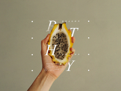 PITAHAYA aesthetic colombian composition design dragonfruit fruits graphic graphic design graphicdesign letters nature pitahaya type typography yellow