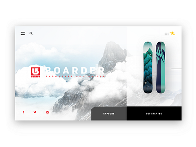 Burton Snowboard Customizer (desktop concept)