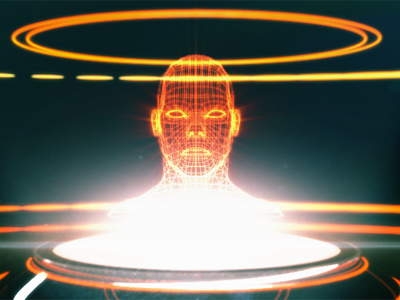 Hologram c4d compositing motion graphics