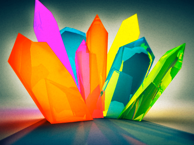 Crystal Material Test .v2 c4d compositing motion graphics