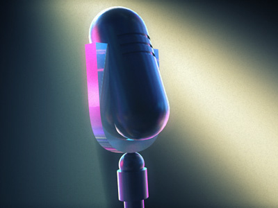 Microphone (WIP) c4d graphics modeling motion
