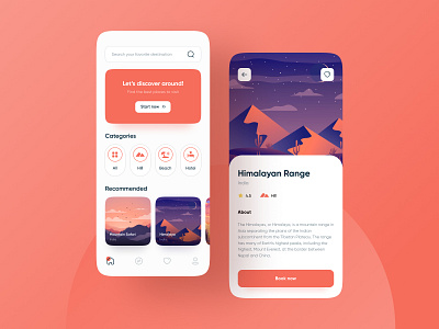 Travel App Design