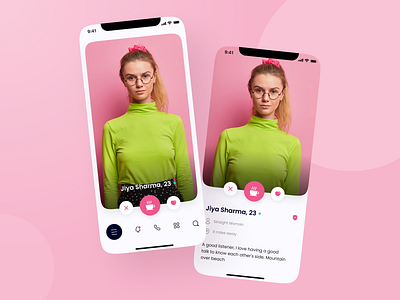 Dating App app app design clean concept dailyui dating dating app design icon design icons design minimal ui ui design ux