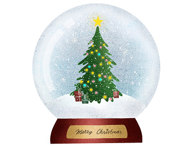 Snowglobe, illustration for children child children children book illustration childrens illustration christmas for kids illustraion illustration art illustrator israel illustrator new year snow snowflake snowglobe winter