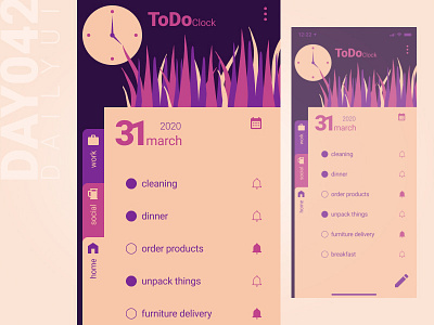 ToDo List day042 design mobile ui