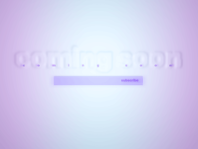 Coming Soon animation cinema4d dailyui day048