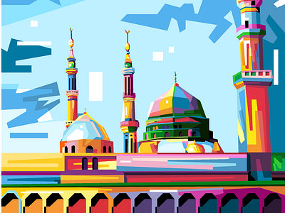 Nabawi mosque wpap style