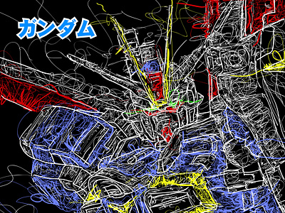 gundam23 fix 01 scribble art