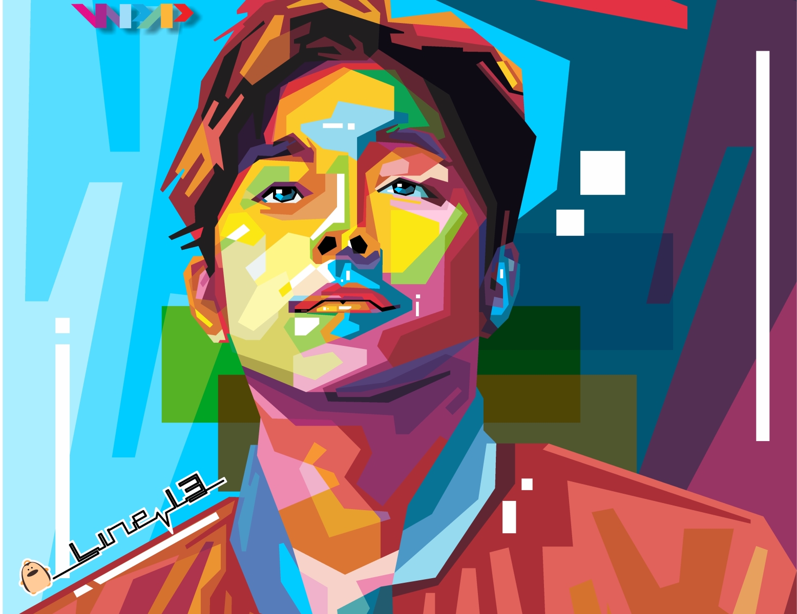 gong yoo WPAP Pop Up Portrait Art by ulin nuha on Dribbble