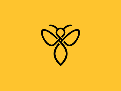 Wasp Mark bee branding bug identity insect logo logomark minimal wasp