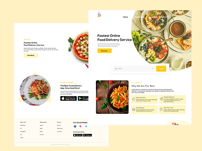 Restaurants website mobile ui ui ux