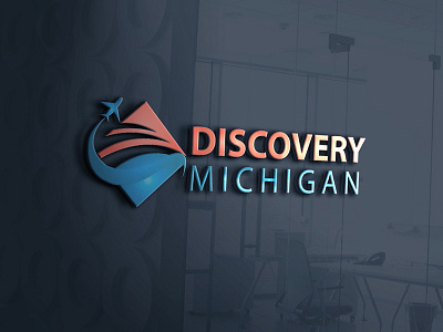 Discovery Michagn Concept 2 business logo design company logo design travel logo