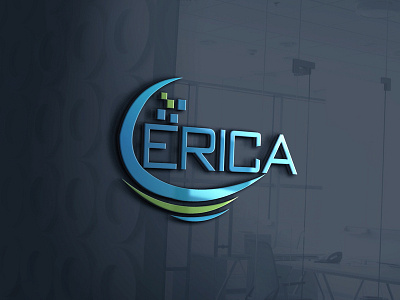 Erica business logo design company brand logo company logo design illustration logo tech logo technology logo