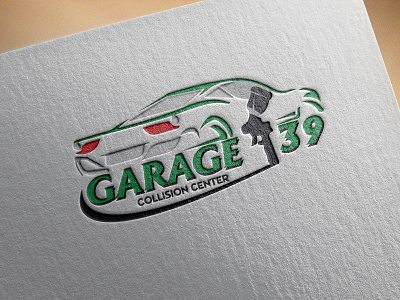 Garage 39 Automotive Logo automotive design automotive logo automotive logo design business logo design car logo company brand logo illustration