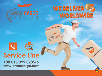 Amar Cargo Ad Banner Concept 3
