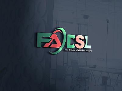 FADSL Logo Concept accounts logo business logo design company brand logo finance logodesign