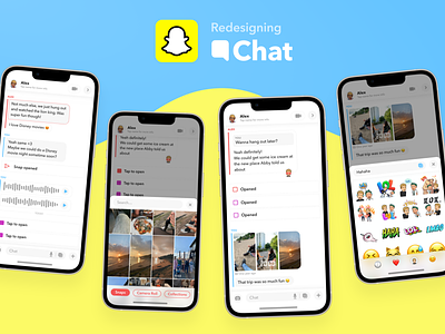 Snapchat Chat Redesign Concept