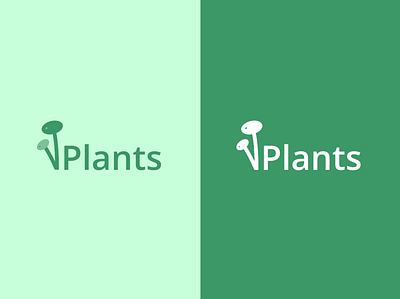 Plants Logo branding design green leaf logo minimal plant plant logo plants logo