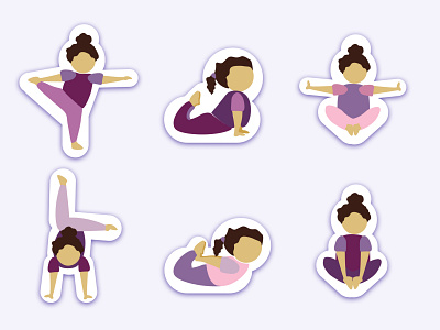 Yoga for Kids Sticker Pack