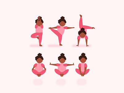 Yoga Poses 1 attire character child costume girl illustration mascot outfit pink yoga for kids yogi