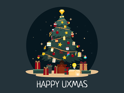 Happy UXmas everyone! 🎄🥳🌟 adobexd christmas christmastree decoration designers figma gifts ornaments planner sketch star tree uidesigner uxdesigner uxfruit uxitems uxmas xmas