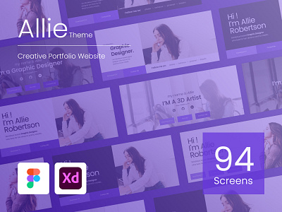 Allie | Creative Portfolio Website Theme