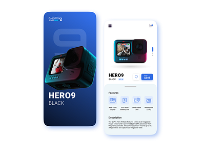 GoPro Hero9 Conceptual App Design