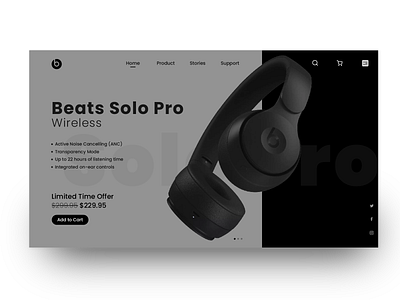 Beats Solo Pro Website