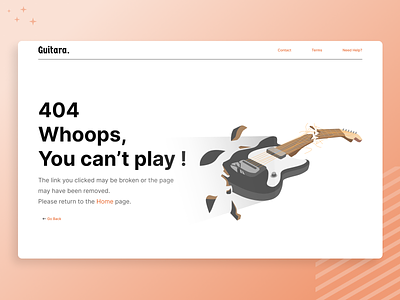404 Not Found Page 404 page challenge dailyui illustration design ui design ux design visual design