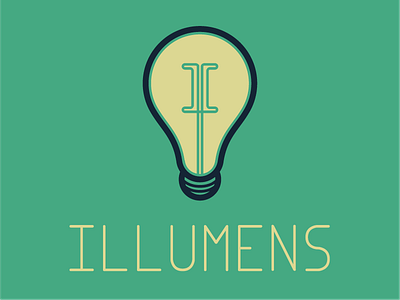 Illumens bulb green illumens light lightbulb