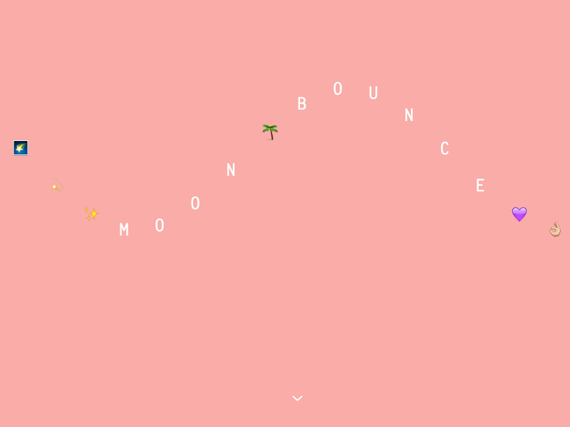 Moon Bounce sine wave emoji emojis moon bounce