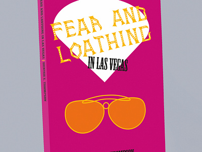 Fear And Loathing Book Cover book design illustration typography