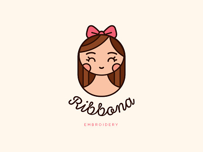 Ribbona branding craft embroidery handmade logo ribbon sewing