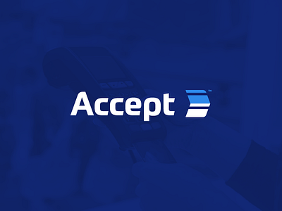 Accept Logo 01 accept branding card credit fold inspration logo logomark payment solutions transaction wallet