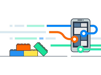 Creating an iOS Binary Framework - Instabug app binary blocks build code developer editorial framework illustration ios mobile vector