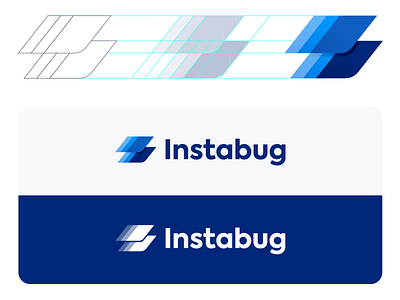 Instabug Rebranding - Final actionable app blue brand design brand identity branding branding concept bug fast feedback insightful layers lightning logo mobile app motion progressive quality rebranding surveys