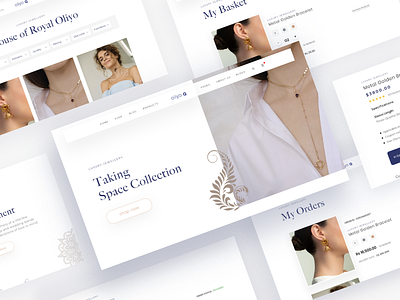 Modern Jewellery E-commerce Template branding color dashboard design ecommerce ecommerce app ecommerce design minimal ui ux
