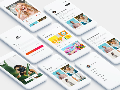 Unsplash Redesign app application ui branding color dashboard design ecommerce logo minimal redesign redesign. ui unsplash ux web