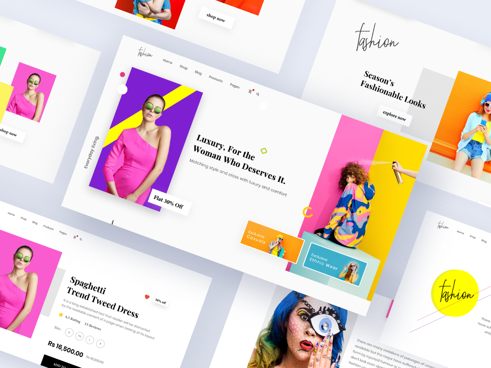 Fashion E-commerce Template By Sanjai's Outfit On Dribbble