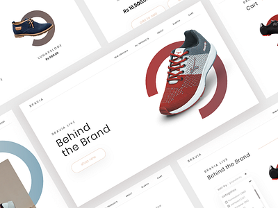 New Bravia Shoe E-commerce Template app branding dashboad design ecommence ecommerce ecommerce app ecommerce design ecommerce shop minimal shoes ui ux