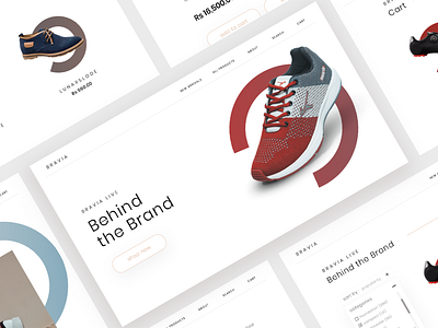 New Bravia Shoe E-commerce Template app branding dashboad design ecommence ecommerce ecommerce app ecommerce design ecommerce shop minimal shoes ui ux