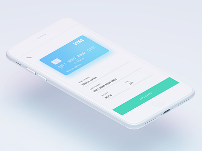 Credit Card Concept concept credit card form mobile ui ux