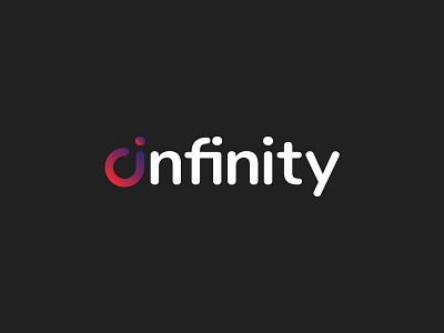 Infinity branding design identity logo