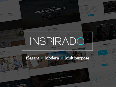 Inspirado - Multipurpose Business PSD business clean corporate creative psd template