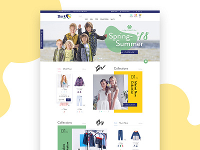 Clothes store ecommerce shop shope