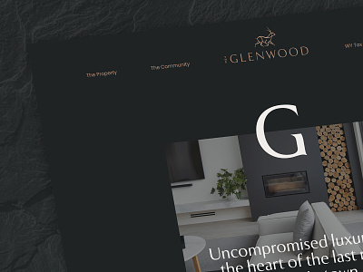 The Glenwood Luxury Real Estate Development branding travel webdesign