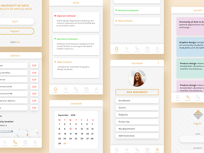 University app app design app ui education app ui uidesign uiux