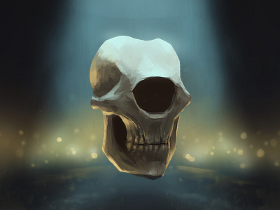 Skull 8 - Cyclopean 31daysofskulls cyclops halloween skull